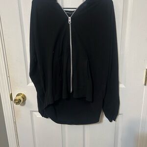 Black Zip-Up Hoodie Calvin Klein